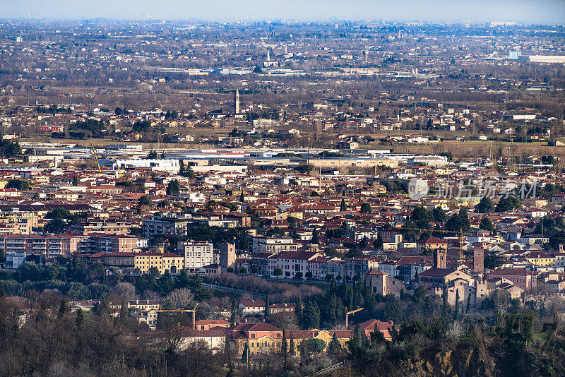 Bassano del Grappa -全景城市，2